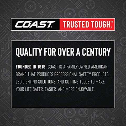 Coast HX3 80 Lumen Magnetic Dual Color UV Hat Clip Light IP54 Battery Powered