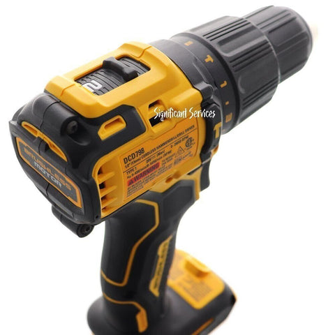 DEWALT DCD798B 20V MAX Brushless 1/2 in. Cordless Hammer Drill Driver