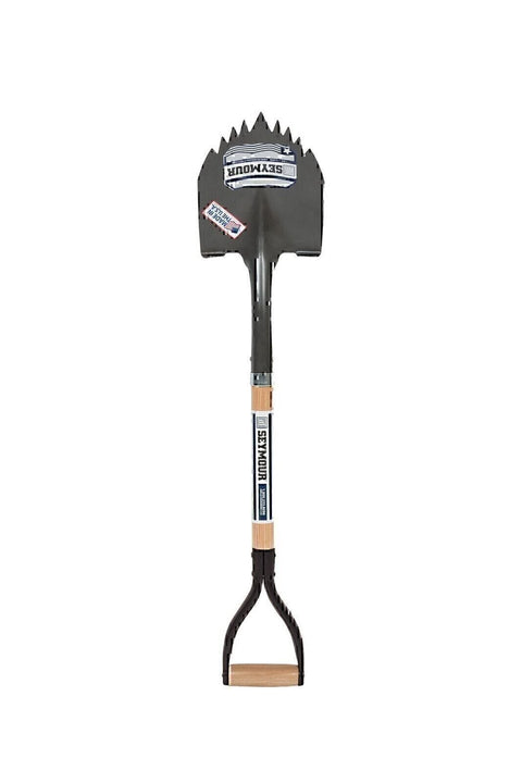 Seymour SV-DT35 Super Shovel, 29" Hardwood Handle, Steel D-Grip