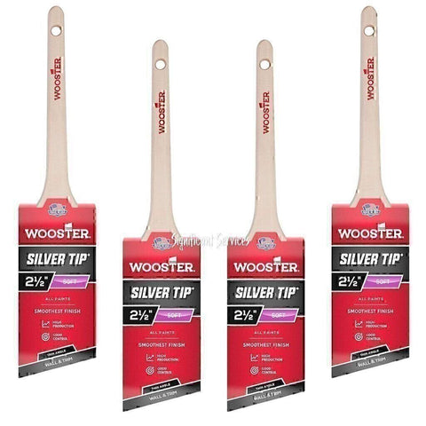 Wooster Brush Company 5224-2 Silver Tip Thin Angle Sash 2 Inch 4 Pack