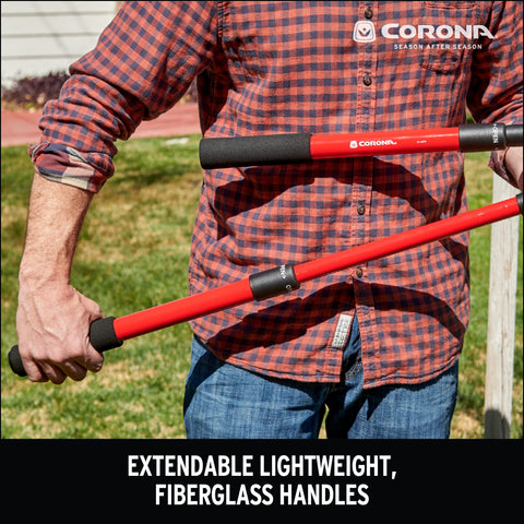 Corona FL 3470 Compound Action Bypass Lopper Extendable 21"-33"