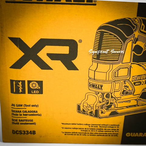 DEWALT DCS335B 20V MAX Li-ion Cordless Jig Saw Barrel Grip 3,200RPM Blade Speed