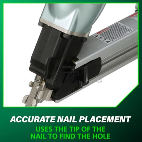 Metabo NR65AK2 HPT Strap-Tite Strip Nailer Pro Pneumatic Power Nailer 1.5 2.5"