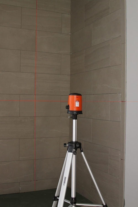 Johnson 40-0921 Self-Leveling Cross Line Laser Level Kit with Tripod & Case