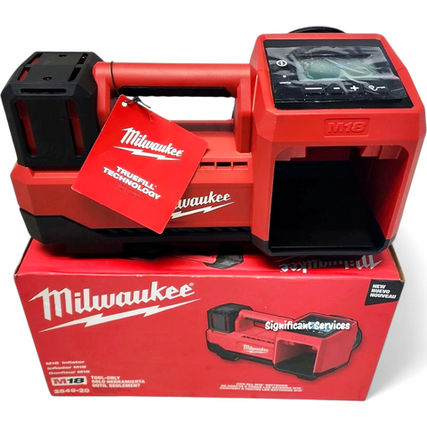 Milwaukee M18 2848-20 Inflator Kit with 48-11-1850 5.0 Battery and Charger