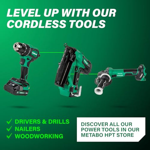 Metabo 36V Cordless Brushless 4-1/2" Variable Speed Angle Grinder G3612DVEQ6M
