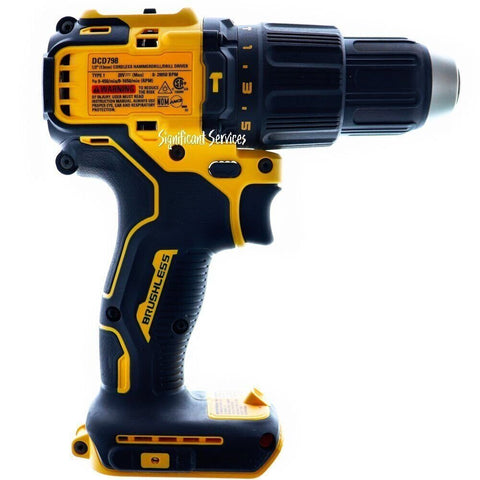 DEWALT DCD798B 20V MAX Brushless 1/2 in. Cordless Hammer Drill Driver