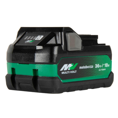 Metabo HPT 380083M 18V/36V MultiVolt Battery 2.5Ah 5.0Ah 4-Stage Fuel Gauge