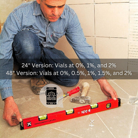 Kapro 105 Topgrade 24" Box Level Slope Vials Precision Measured Milled Aluminum