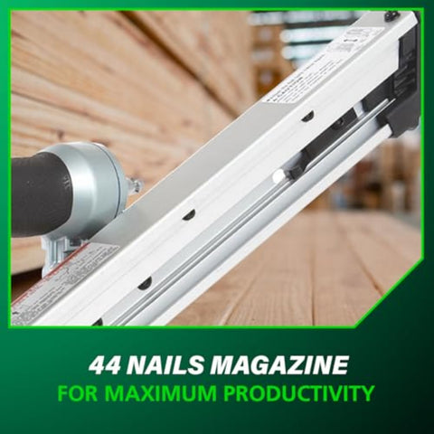 Metabo NR65AK2 HPT Strap-Tite Strip Nailer Pro Pneumatic Power Nailer 1.5 2.5"