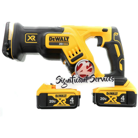 DeWALT DCS367B 20V XR 4.0 Ah Li-Ion Compact Brushless Reciprocating Batteries