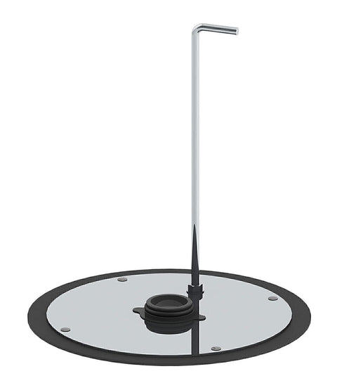 Albion Engineering 504-G16 Slip-on Follow Plate for 2 Gallon Pail No Threading