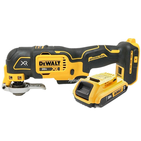 DeWALT DCS356B 20V MAX XR 3 Speed Oscillating Multi-Tool DCB203 2.0 Ah Battery