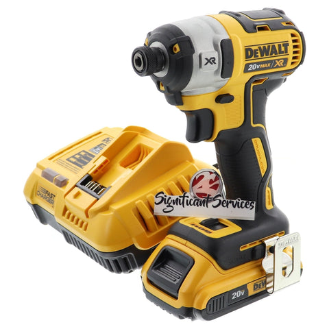DeWALT DCF887B 20V MAX XR 3.0 Ah Li-Ion Brushless 3 Speed 1/4" Impact Driver Kit