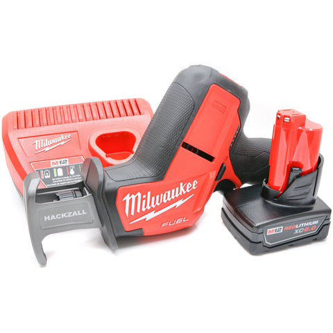 Brand New MILWAUKEE 2520-20 M12 12V Fuel Brushless Hackzall 6.0 Ah Battery Kit