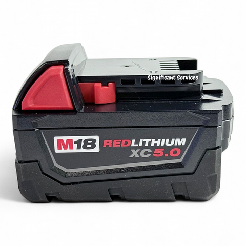 New Milwaukee 48-11-1850 M18 Red Lithium XC 5.0 Ah Lithium Ion Battery Genuine