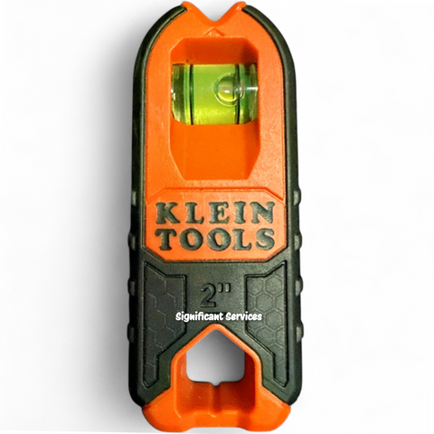 Klein Tools MSF100 Magnetic Stud Finder and Level, Compact, Wood and Metal Detector with Bubble Vial for Accurate Markings, Felt Pad Backing