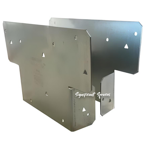 Simpson Strong Tie AC6 Adjustable Framing Post Cap Galvanized Steel 2 Pack