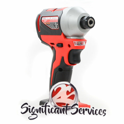 Milwaukee 2850-20 M18 18V Li-Ion 2.0 Ah Brushless 1/4" Hex Impact Driver Drill