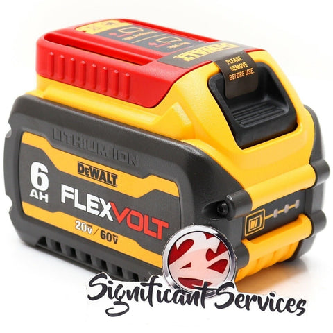 New DEWALT DCB606 20V/60V MAX FLEXVOLT 6.0 Ah Lithium Ion Battery