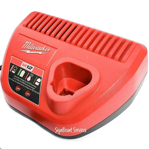 New Milwaukee 48-59-2401 M12 Lithium Ion 12 Volt Battery Charger Genuine OEM