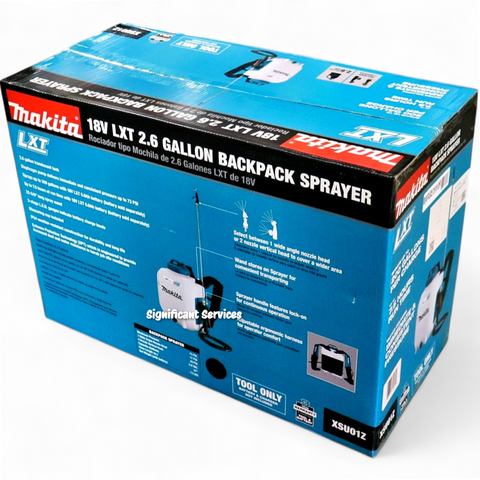 New Makita XSU01Z 18V 18 Volt LXT Li-Ion Cordless 2.6 Gallon Backpack Sprayer