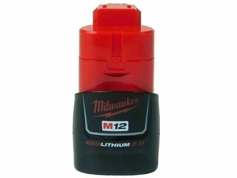 Milwaukee 48-11-2420 M12 REDLITHIUM 2.0 Compact Battery Pack 1-Pack