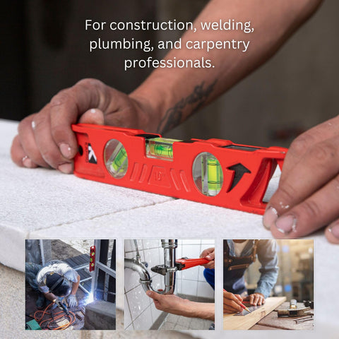 Kapro 923 Professional Cast Aluminum Torpedo Level Features DualView Plumb