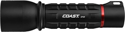 Coast XP9R 1000 Lumen USB-C Rechargeable LED Flashlight Dual Power Pure Beam