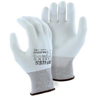 37-3435 Sm White Dyneema Cut Res.Glovepoly Palm Dipped-Bulk, Majestic Glove,...