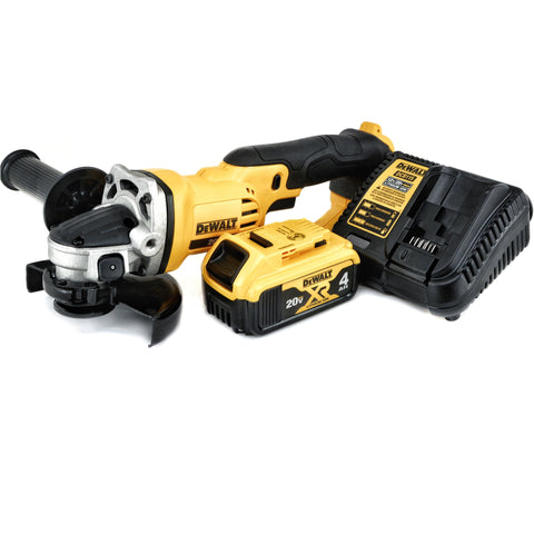 DeWalt DCG412B 20V MAX Li-Ion 4 1/2" Cordless Angle Grinder Cut-Off Tool 4.0 Ah Kit