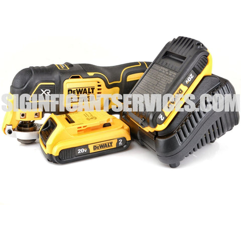 DeWalt DCS355B 20V MAX Cordless Brushless Oscillating Multi Tool 2.0Ah Batteries Kit - SIGNIFICANTSERVICES.COM