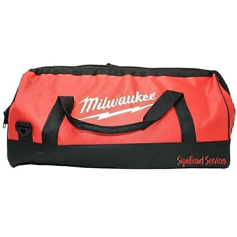 Milwaukee Bag 23x12x12nch Heavy Duty Canvas 6 Pocket Contractractor Tool Bag