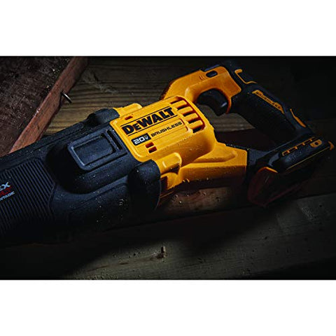DEWALT FLEXVOLT 20V MAX* Reciprocating Saw, Cordless, Tool Only (DCS386B)