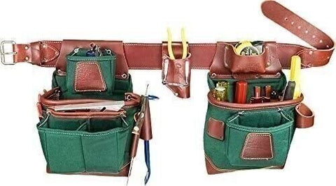 Genuine Occidental Leather 8585LH S Heritage FatLip 25 Pocket Tool Bag Set