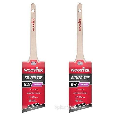 Wooster Brush Company 5224-2 Silver Tip Thin Angle Sash 2 Inch 2 Pack