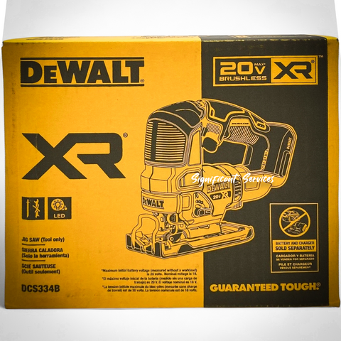 DEWALT DCS335B 20V MAX Li-ion Cordless Jig Saw Barrel Grip 3,200RPM Blade Speed