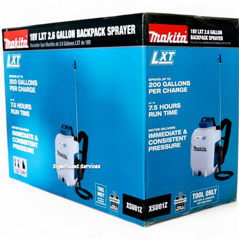 New Makita XSU01Z 18V 18 Volt LXT Li-Ion Cordless 2.6 Gallon Backpack Sprayer