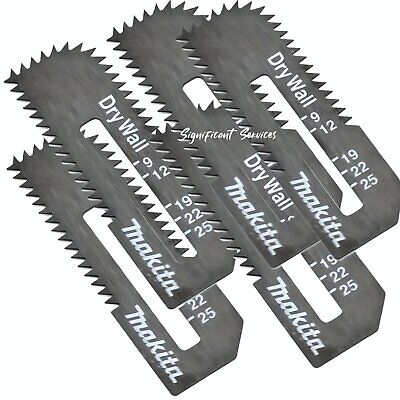 Makita High Carbon Steel B-49703 High Speed Drywall Cut-Out Saw Blade 5-Pack