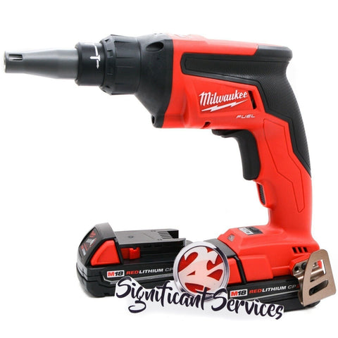 Milwaukee 2866-20 M18 Drywall FUEL Brushless Screw Gun 2.0Ah Extended Capacity
