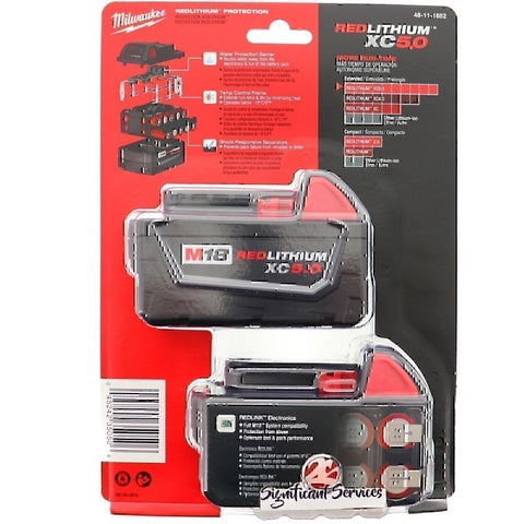 Milwaukee 48-11-1852 M18 18V Lithium-Ion Battery Pack