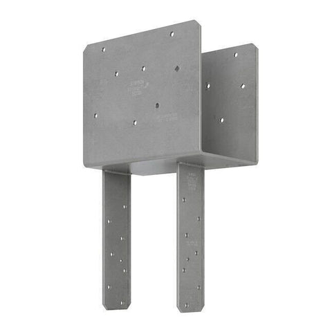 Simpson Strong-Tie ECCQ66SDS2.5 6 In. x 6 In. 7 ga Gray Paint End Column Cap