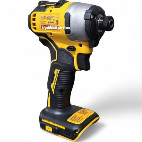 DEWALT DCF809B ATOMIC 20V MAX Cordless Brushless Li-Ion 1/4 in. Impact Driver