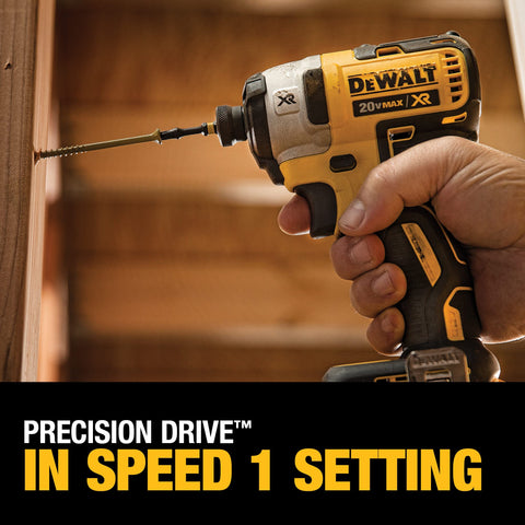 DeWALT DCF887B 20V MAX XR 3.0 Ah Li-Ion Brushless 3 Speed 1/4" Impact Driver Kit