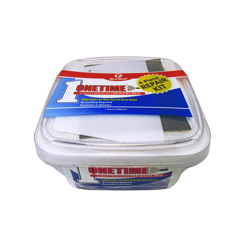 Red Devil 0544KT Onetime Wall Repair Kit, 1 Quart, 1-Pack, White
