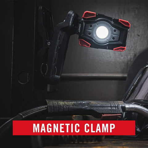 Coast CL20R 1750 Lumen Rechargeable Dual Power Rotating LED Magnetic Clamp Light
