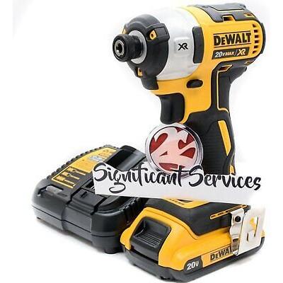 New DeWALT DCF887B 20-Volt MAX XR 2.0 Ah 3-Speed 1/4 in Impact Driver Kit