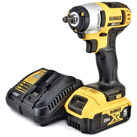 DEWALT DCF883B 20V 20 Volt Max Lithium Ion 3/8" Impact Wrench w Hog Ring 5.0 Ah Kit