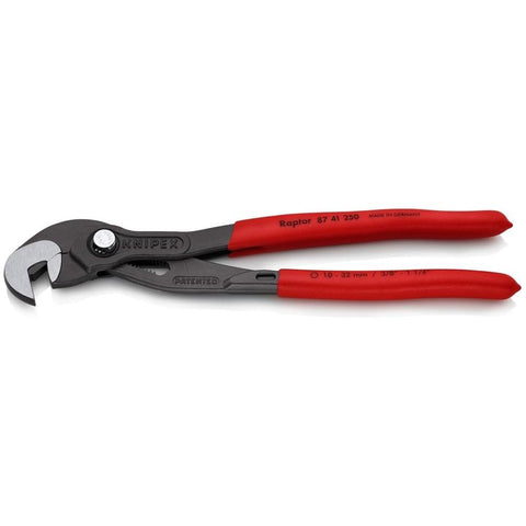 KNIPEX - 87 41 250 RAP Tools - Raptor Pliers (8741250) Red 10 inches