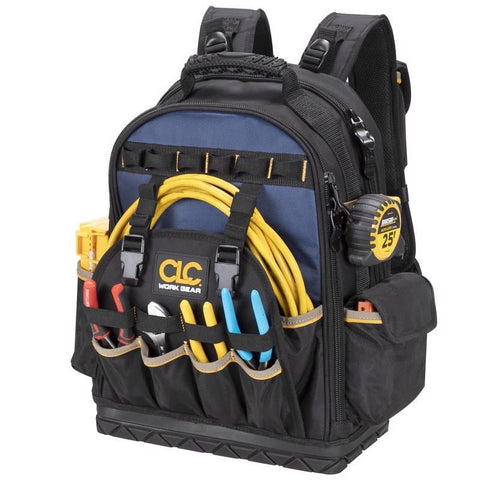 CLC Work Gear PB1133 38 Pocket Molded Base Heavy Duty Tool Backpack